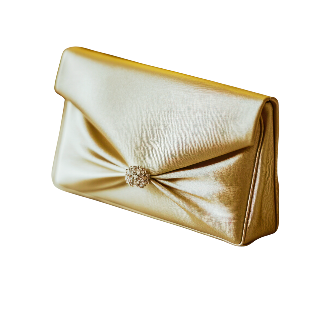 Gold Satin Envelope